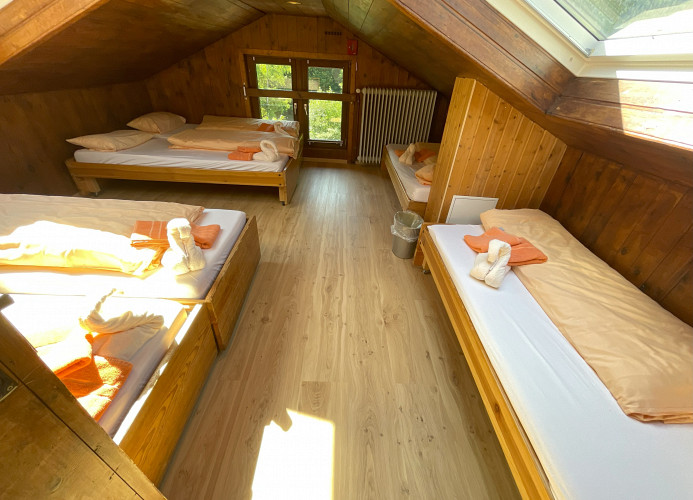 Freizeitheim Wilhelm Kiefer Haus mit großem Grundstück, Feuerstelle, Tennisplatz