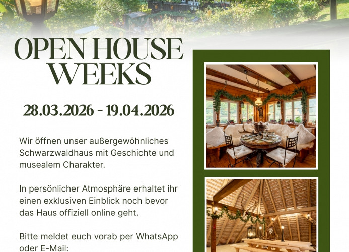 Schwarzwaldhaus Wolftal – Historisches Jagdanwesen mit Kutschenmuseum, Park und Wildbach im Schwarzwald