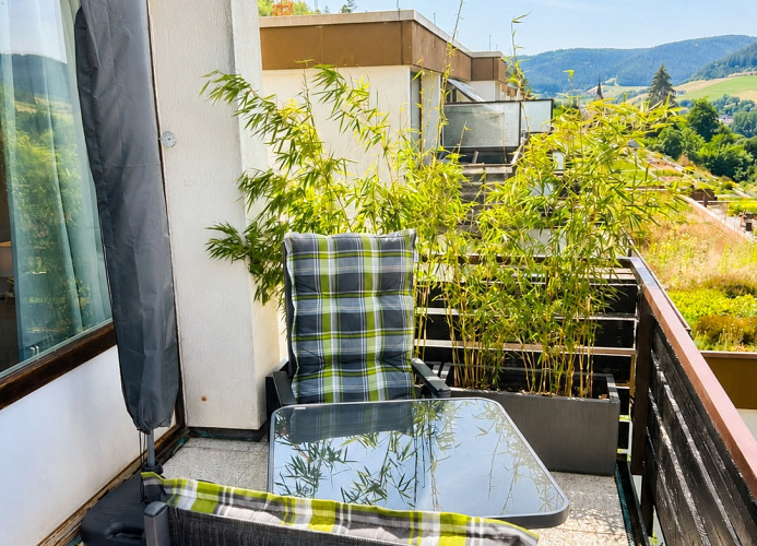 Baiersbronner Rosenberg – Balkon mit Panoramablick – Mein Schwarzwaldhäusle GmbH
