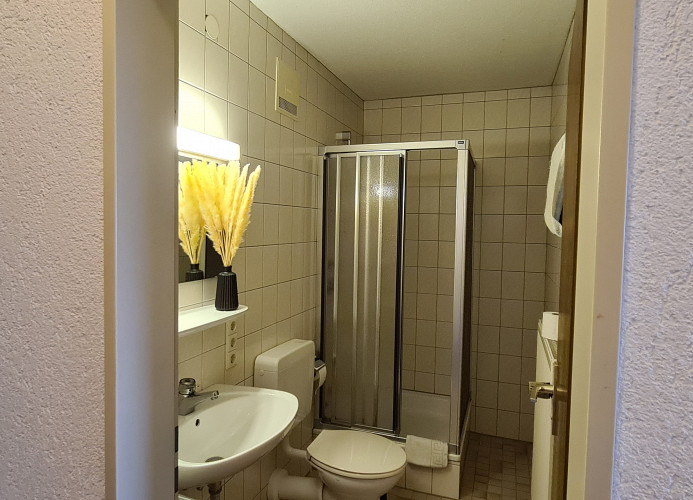 Doppelzimmer Bergblick mit 2 Einzelbetten - Pension Hauber 