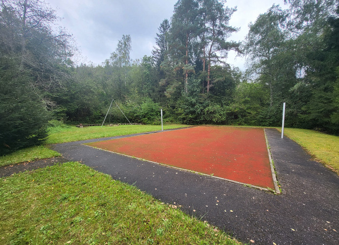 Freizeitheim Wilhelm Kiefer Haus mit großem Grundstück, Feuerstelle, Tennisplatz
