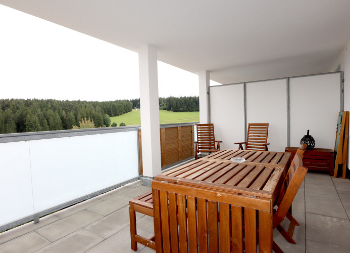 Ferienwohnung Schönwaldblick - 2 große Balkone mit traumhafter Sicht - barrierefrei - Mein SWH